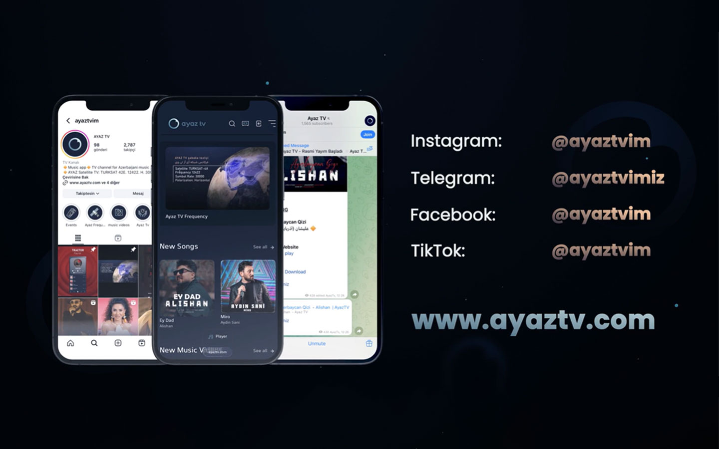 Ayaz TV Social Shebekeleri