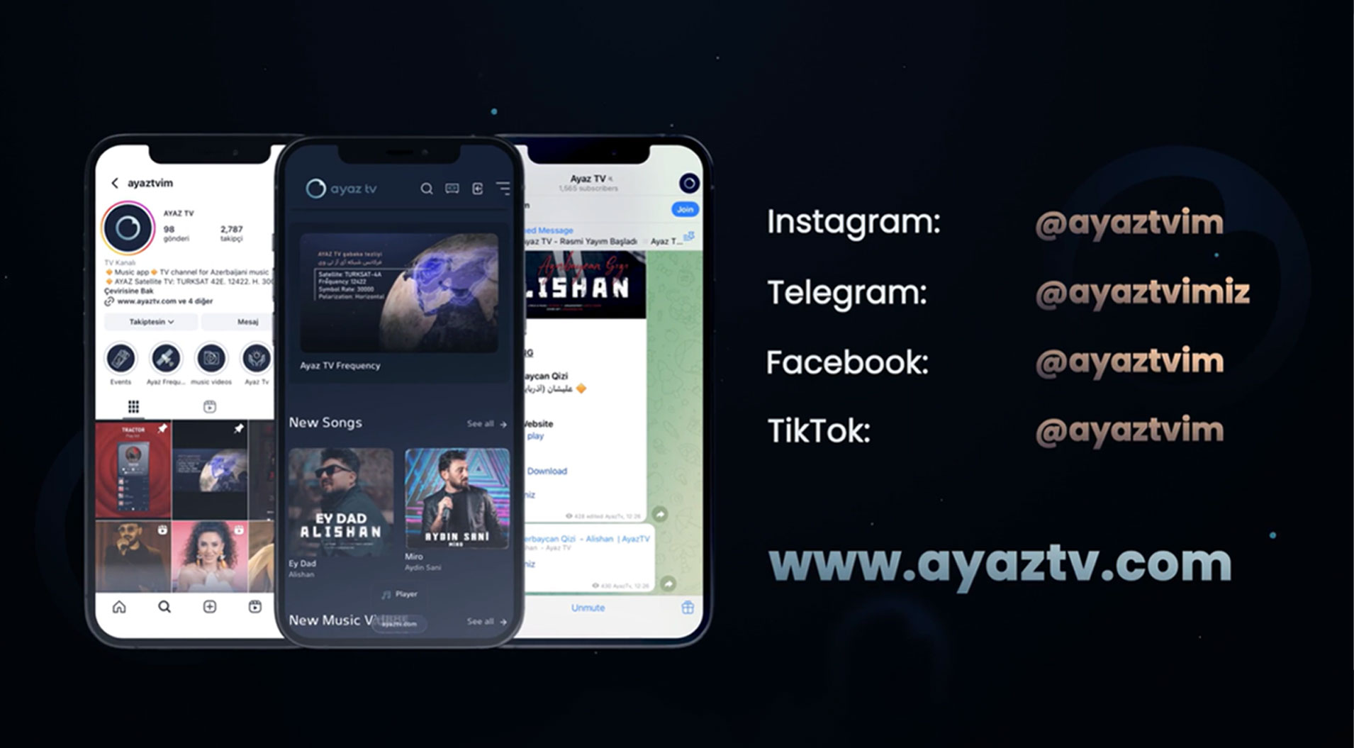 Ayaz TV Social Shebekeleri Ayaz TV